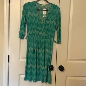 Pixley O’Hara faux wrap dress NWT